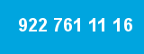 922 761 11 16